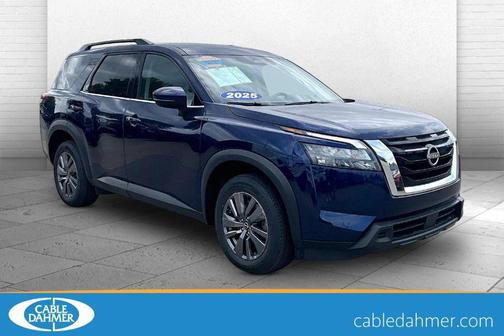 Deep Ocean Blue 2025 Nissan Pathfinder SV