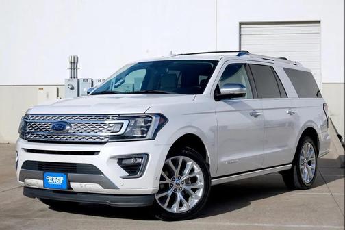 White 2019 Ford Expedition Max Platinum
