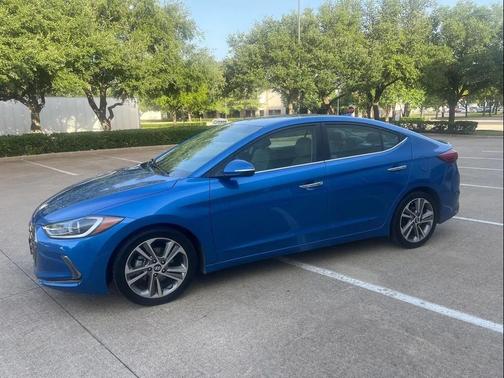 Blue 2017 Hyundai ELANTRA Limited