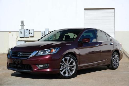 Red 2015 Honda Accord Sport