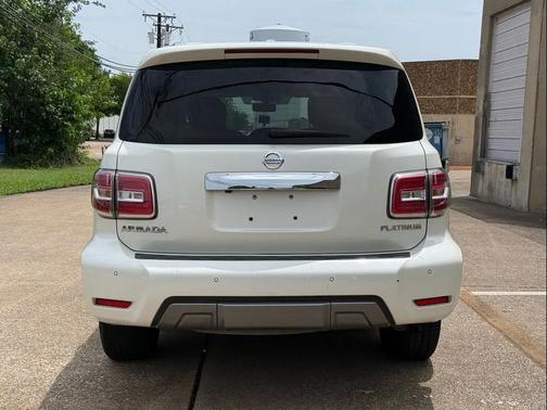 White 2019 Nissan Armada Platinum