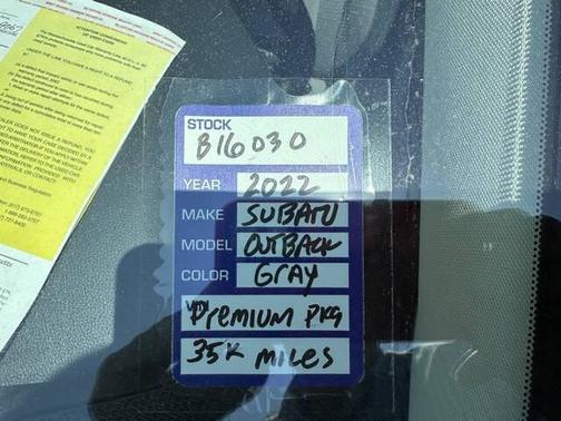 GY 2022 Subaru Outback Premium