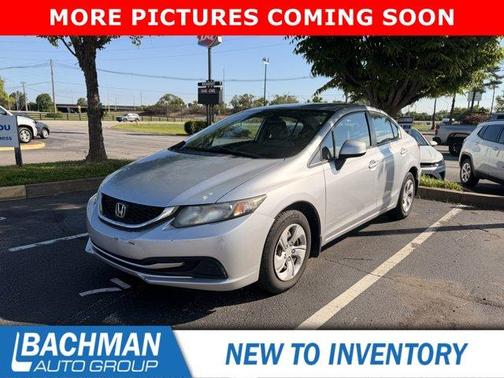 Silver 2013 Honda Civic LX