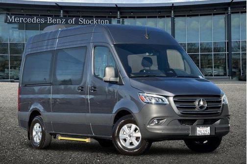 Gray Metallic 2025 Mercedes-Benz Sprinter 2500 144 WB Standard Roof Passenger