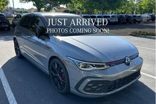Moonstone Gray W/ Black Roof 2024 Volkswagen Golf GTI 2.0T 380 S