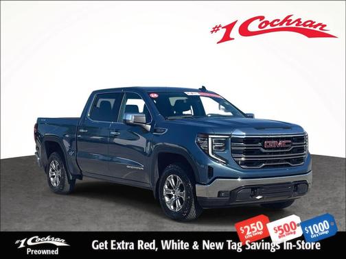 Downpour Metallic 2024 GMC Sierra 1500 SLT