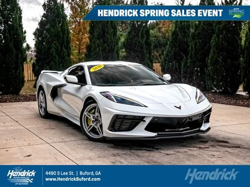 Arctic White 2020 Chevrolet Corvette 2LT