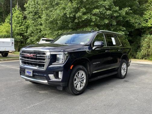 Midnight Blue Metallic 2021 GMC Yukon SLT
