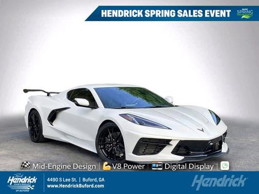 Arctic White 2025 Chevrolet Corvette 1LT