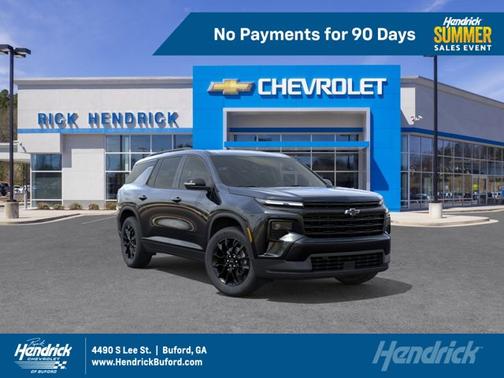 Black 2026 Chevrolet Traverse FWD LT