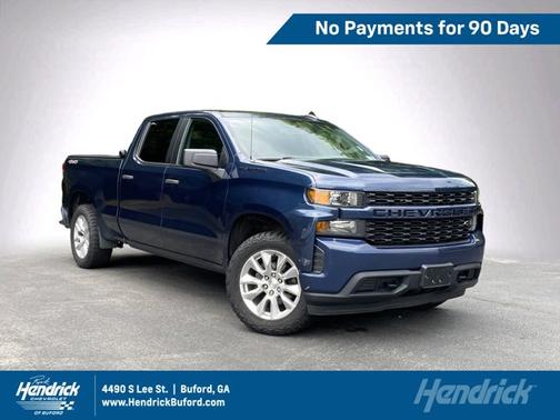 Northsky Blue Metallic 2020 Chevrolet Silverado 1500 Custom