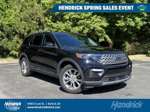 Agate Black Metallic 2021 Ford Explorer Limited