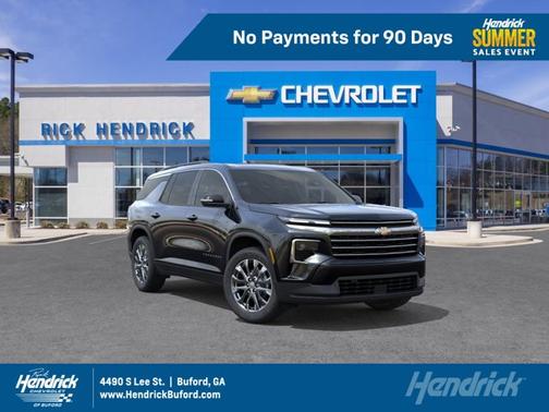 Mosaic Black Metallic 2026 Chevrolet Traverse FWD LT