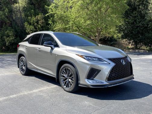 Atomic Silver 2021 Lexus RX 350 F SPORT Handling