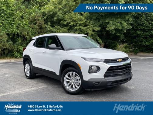 Summit White 2023 Chevrolet Trailblazer LS