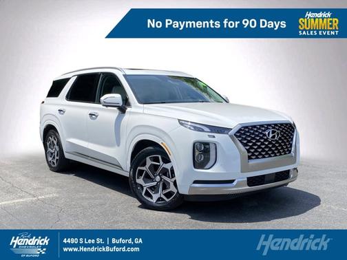 Hyper White 2022 Hyundai PALISADE Calligraphy