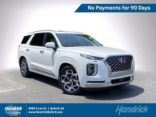 Hyper White 2022 Hyundai PALISADE Calligraphy