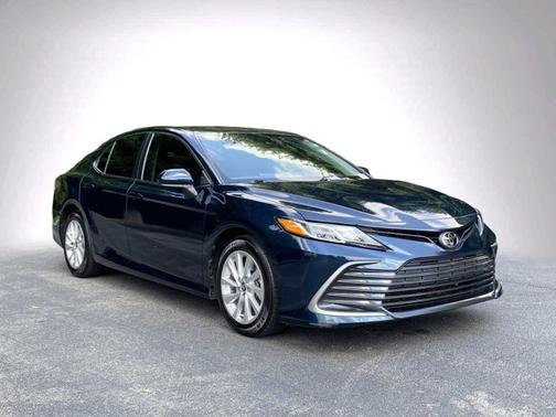 Galactic Aqua Mica 2021 Toyota Camry LE
