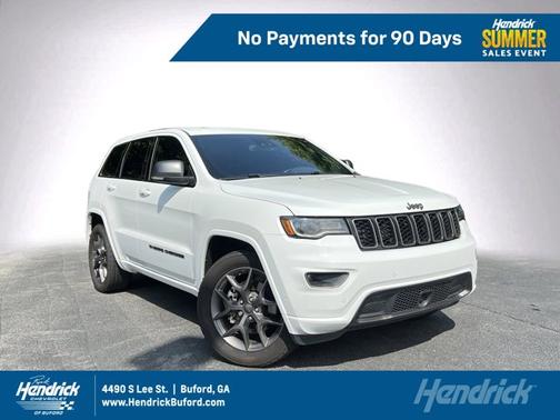 Bright White Clearcoat 2021 Jeep Grand Cherokee 80th Anniversary