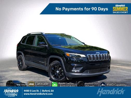 Diamond Black Crystal Pearlcoat 2020 Jeep Cherokee Latitude