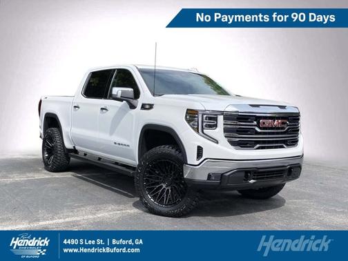 Summit White 2023 GMC Sierra 1500 SLT
