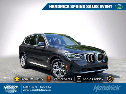 Dark Graphite Metallic 2023 BMW X3 sDrive30i