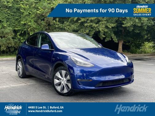Deep Blue Metallic 2023 Tesla Model Y Long Range