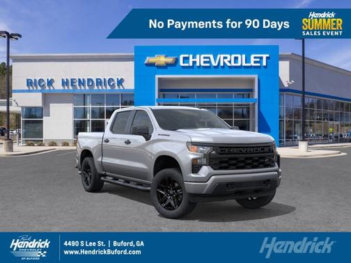 Sterling Gray Metallic 2026 Chevrolet Silverado 1500 Custom
