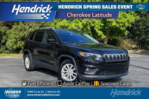 Diamond Black Crystal Pearlcoat 2020 Jeep Cherokee Latitude