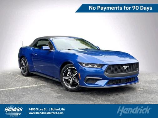 Atlas Blue Metallic 2024 Ford Mustang EcoBoost Premium