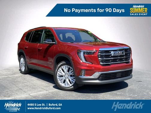 Volcanic Red Tintcoat 2024 GMC Acadia FWD Elevation