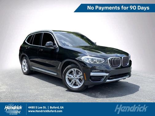 Jet Black 2021 BMW X3 sDrive30i