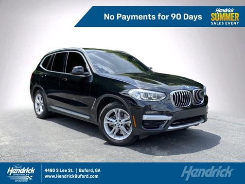 Jet Black 2021 BMW X3 sDrive30i