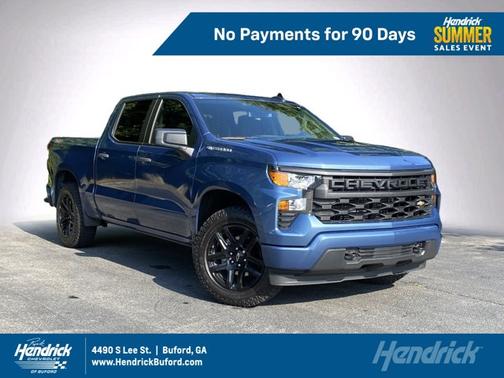 Lakeshore Blue Metallic 2024 Chevrolet Silverado 1500 Custom