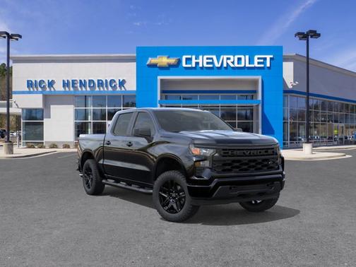 Black 2026 Chevrolet Silverado 1500 Custom