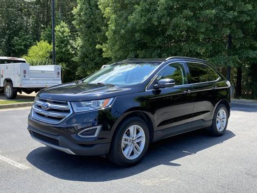 Shadow Black 2018 Ford Edge SEL