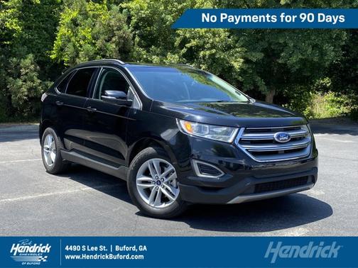 Shadow Black 2018 Ford Edge SEL
