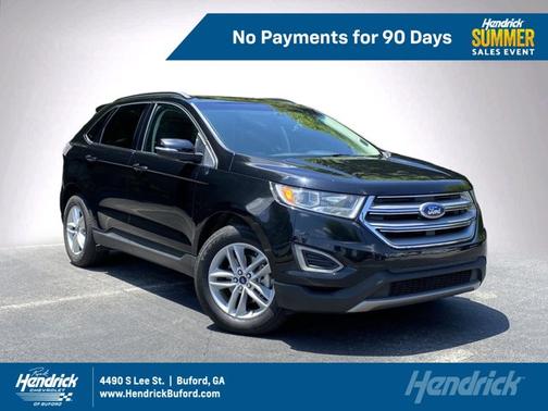 Shadow Black 2018 Ford Edge SEL