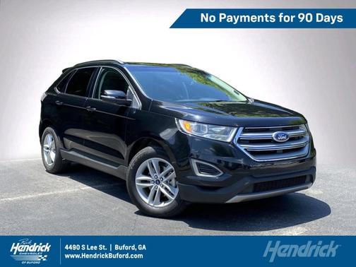 Shadow Black 2018 Ford Edge SEL