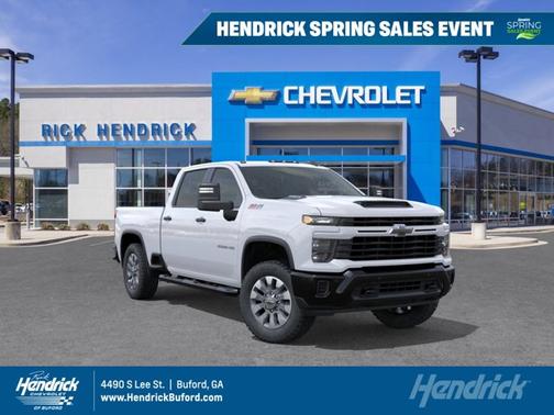 Summit White 2026 Chevrolet Silverado 2500 Custom