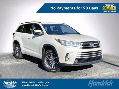 Blizzard Pearl 2017 Toyota Highlander XLE