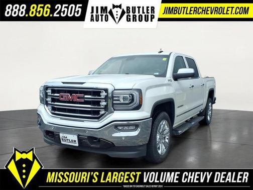 White Frost Tricoat 2018 GMC Sierra 1500 SLT