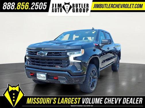 Black 2025 Chevrolet Silverado 1500 LT Trail Boss