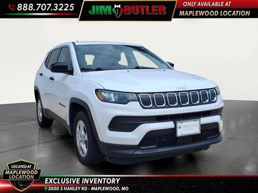 Bright White Clearcoat 2022 Jeep Compass Sport