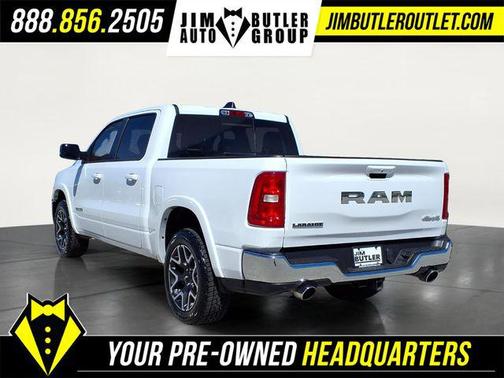 Bright White Clearcoat 2025 RAM 1500 Laramie