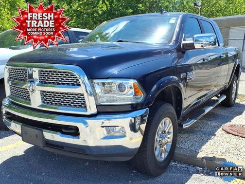 True Blue Pearlcoat 2018 RAM 2500 Laramie Mega Cab 4x4 6'4' Box