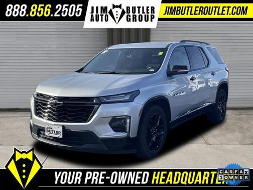 Silver Ice Metallic 2022 Chevrolet Traverse Premier