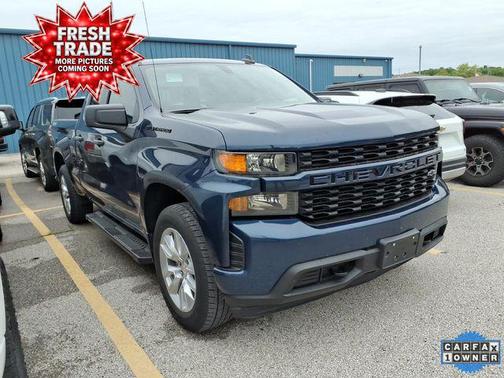 Northsky Blue Metallic 2021 Chevrolet Silverado 1500 Custom