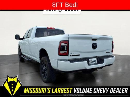 Bright White Clearcoat 2023 RAM 3500 Laramie Crew Cab 4x4 8' Box