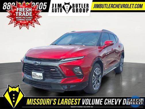 Radiant Red Tintcoat 2025 Chevrolet Blazer RS